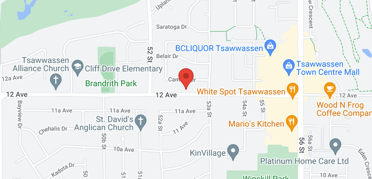 map of 5295 12 AVENUE